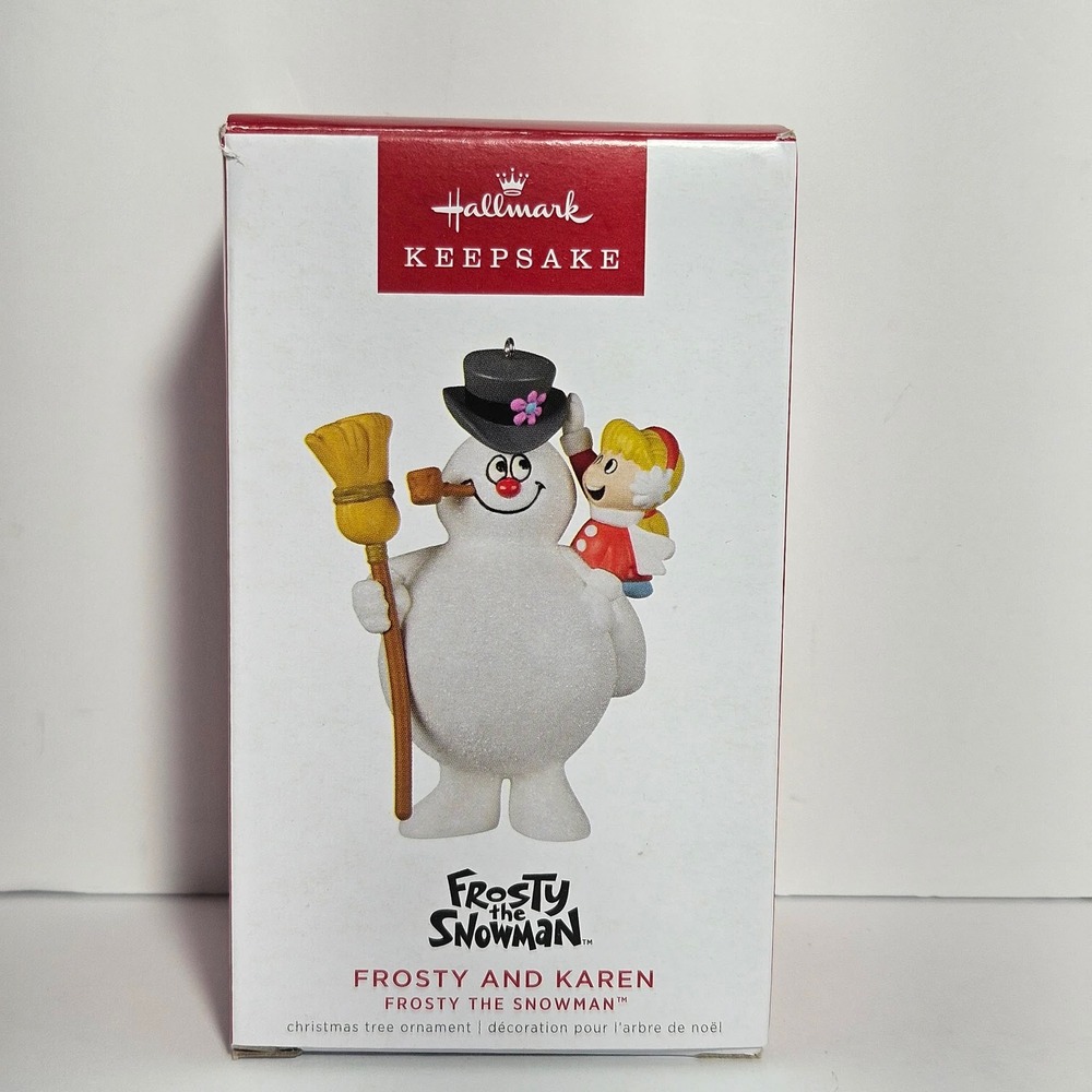Hallmark Keepsake 2022 Frosty the Snowman and Karen Christmas Ornament QXI7216
